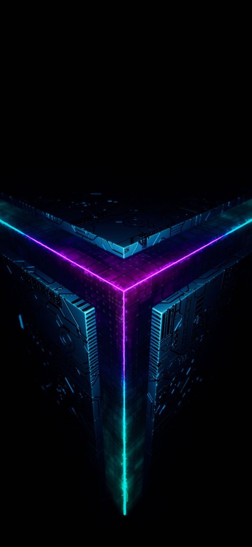 Cyberpunk Neon Glow 24 hours wallpaper set
