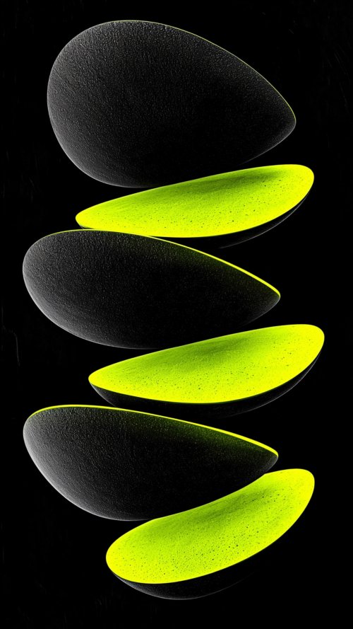 Luminous Pebble Stack - Evening wallpaper