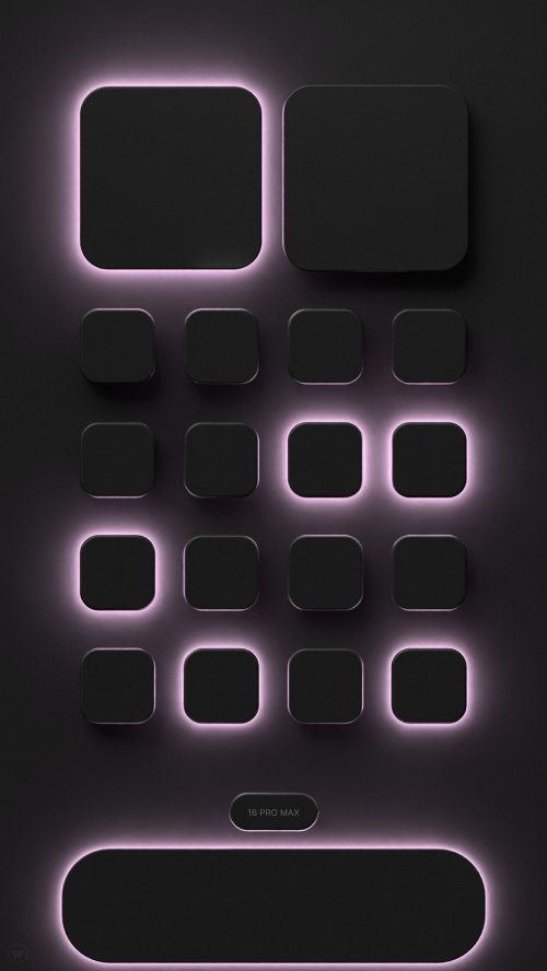 Modular Glow - Evening wallpaper