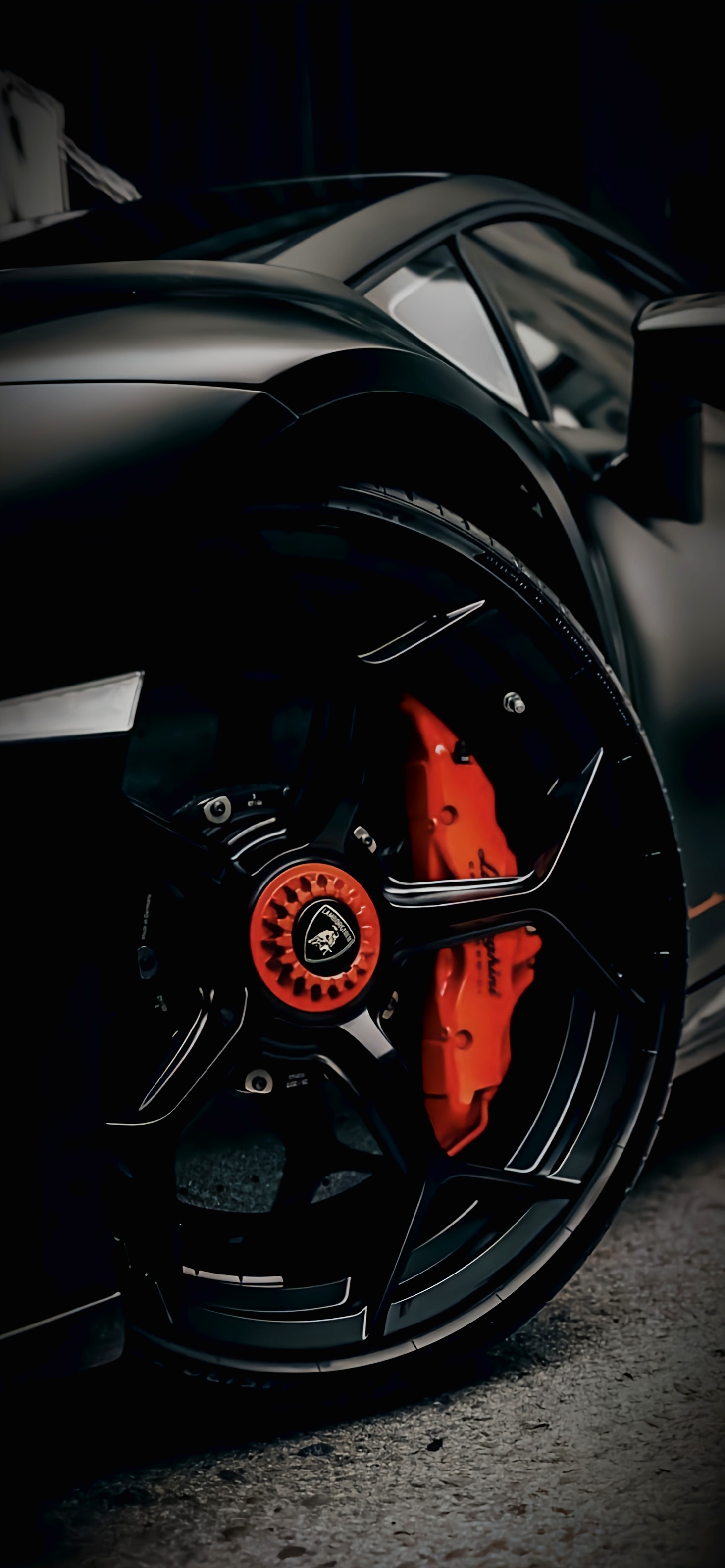 Matte Black Lamborghini Wheel - lamborghini wallpaper for Darkify