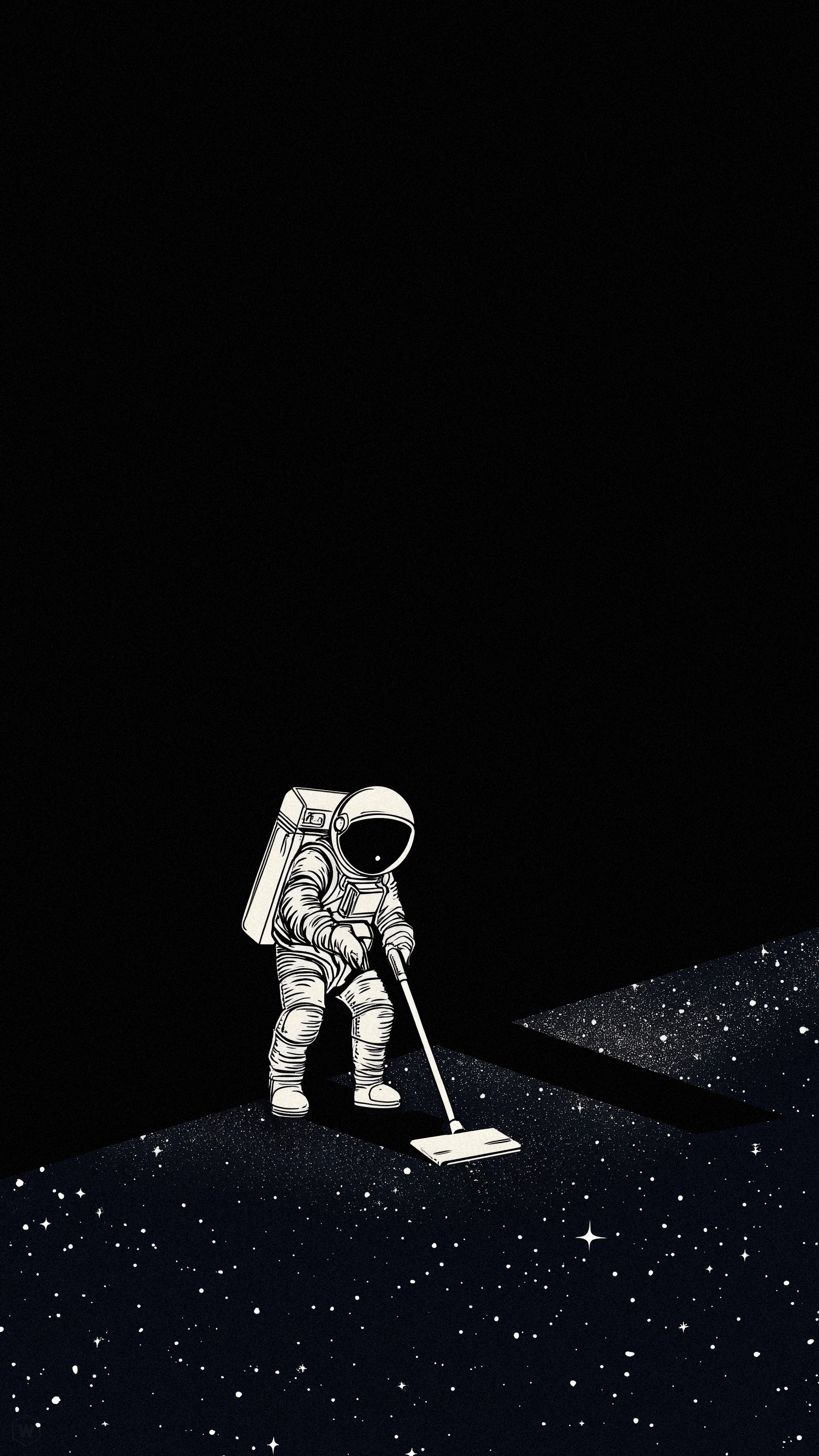 Astronaut Cleaning Outer Space - astronaut wallpaper for Darkify