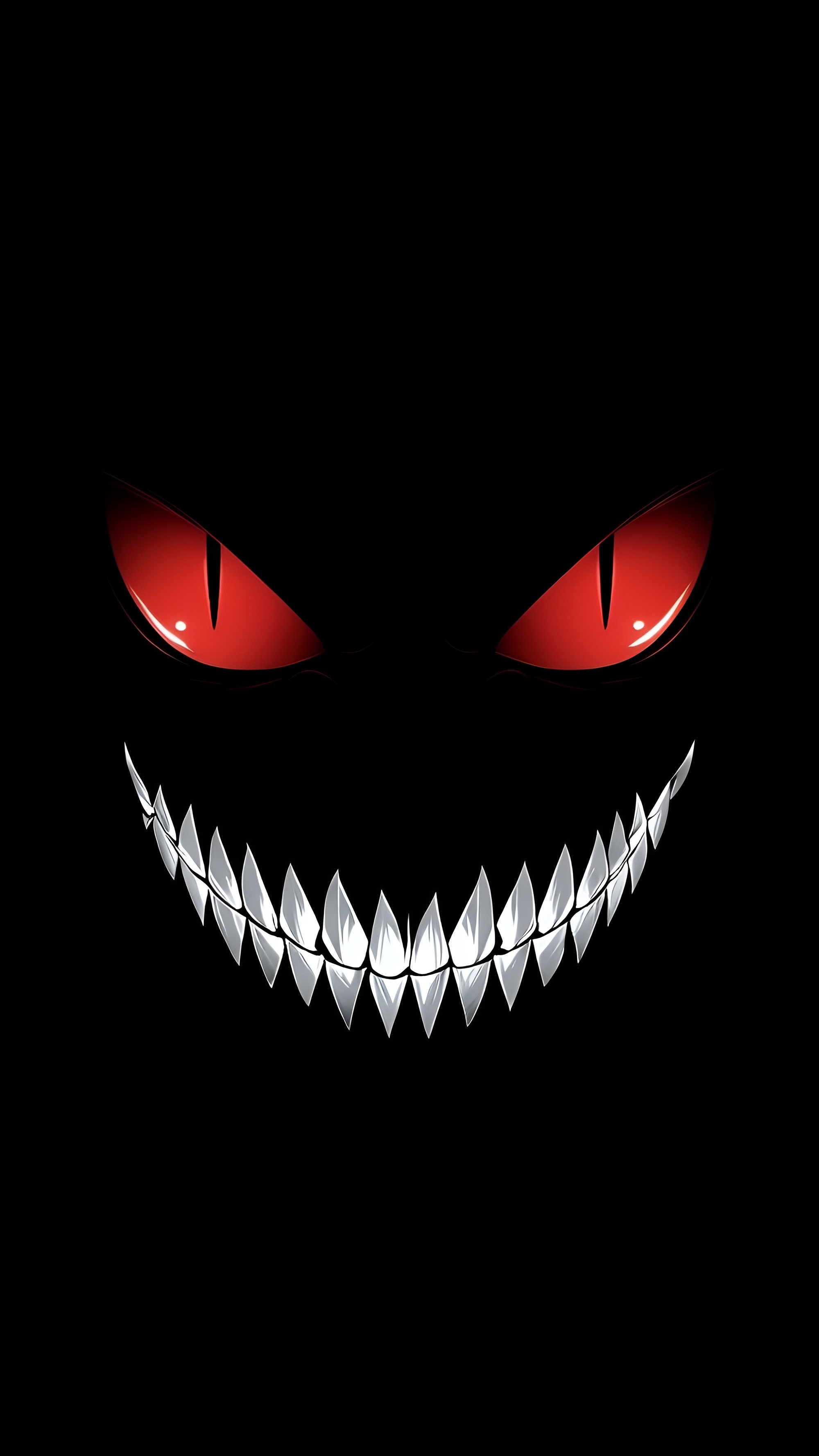 Glowing Red Monster Eyes - monster wallpaper for Darkify