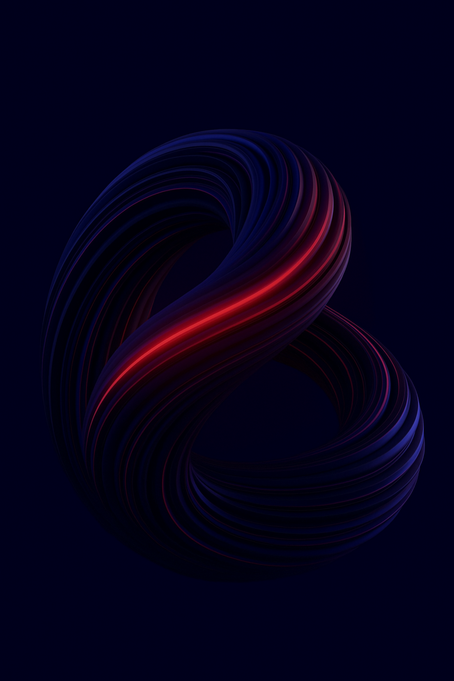 Abstract Red Neon Loop - abstract wallpaper for Darkify