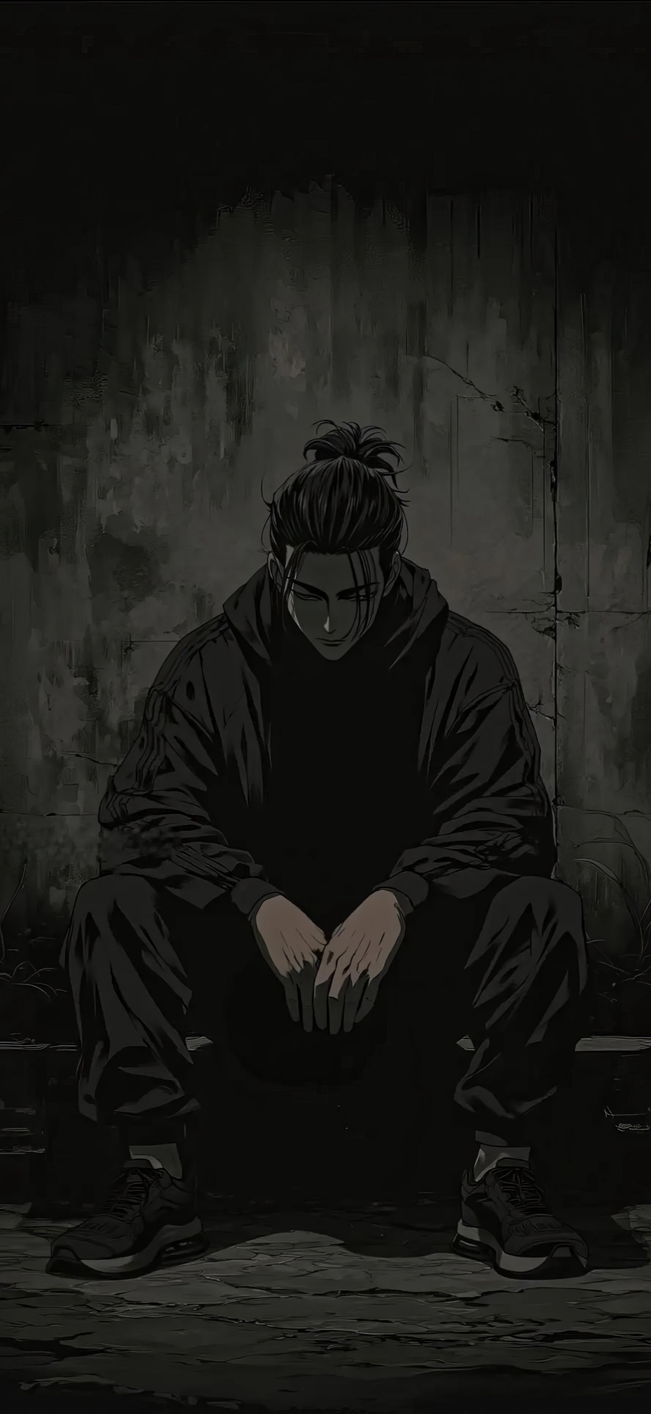 Dark Anime Boy Portrait - anime wallpaper for Darkify