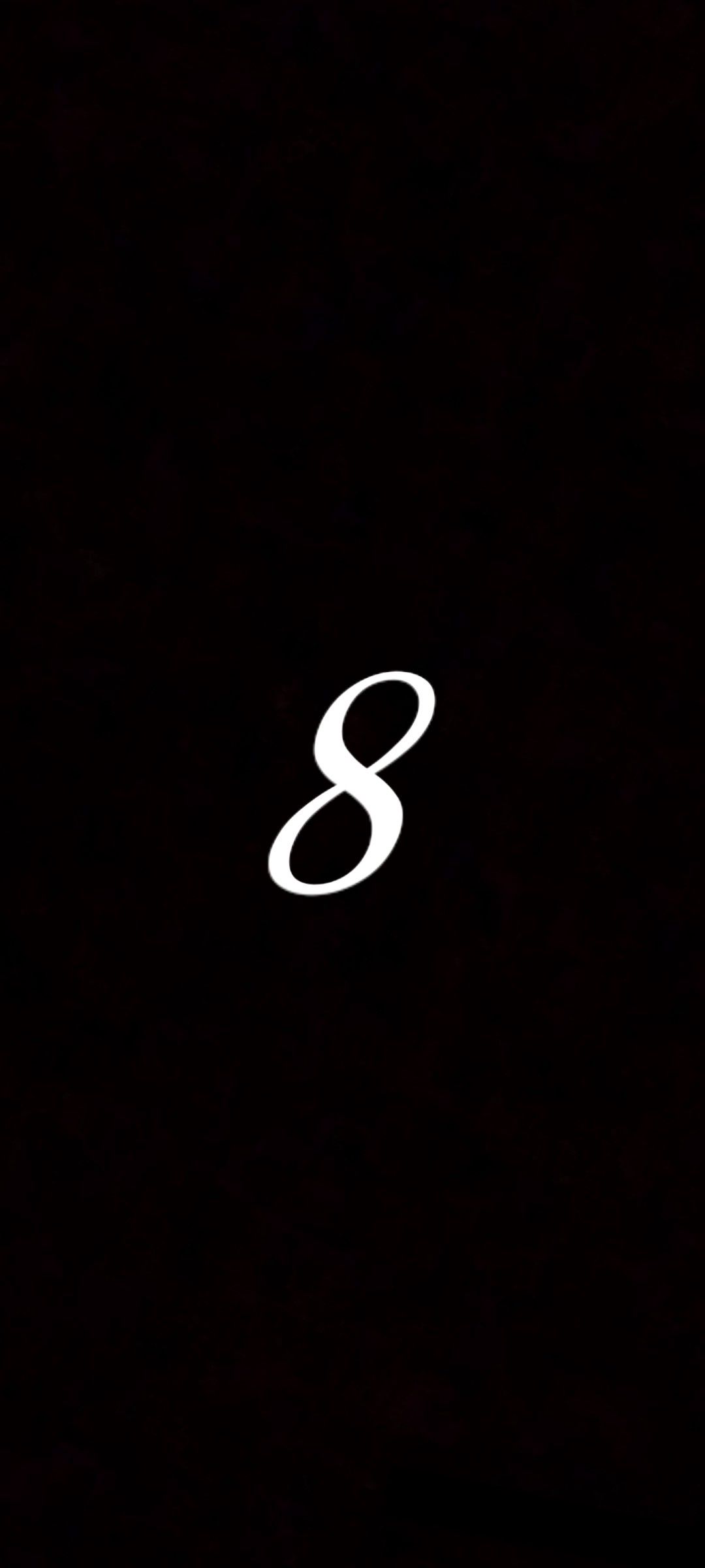Minimalist Number Eight Wallpaper - minimal wallpaper for Darkify