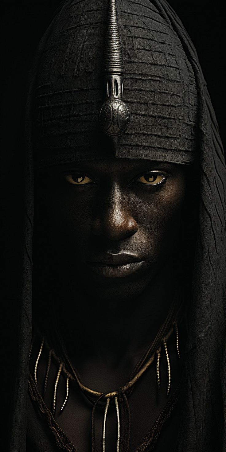Mysterious Egyptian Warrior Portrait - egyptian wallpaper for Darkify