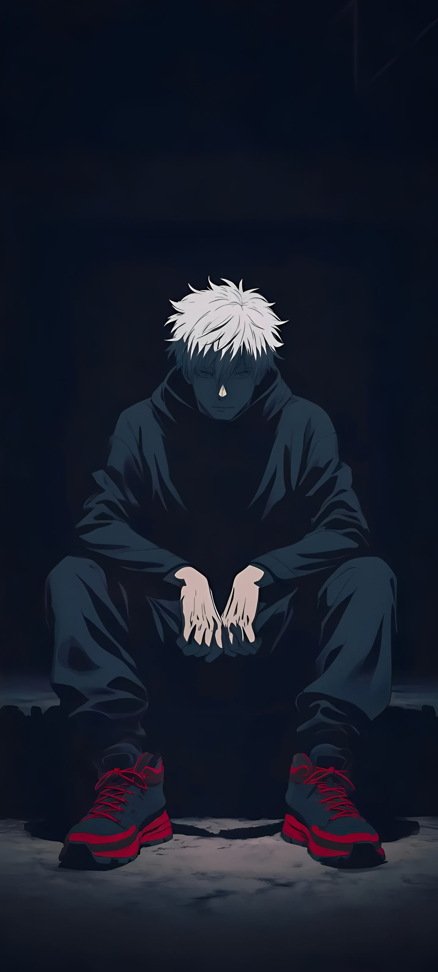 Satoru Gojo Dark Mood - jujutsu kaisen wallpaper for Darkify