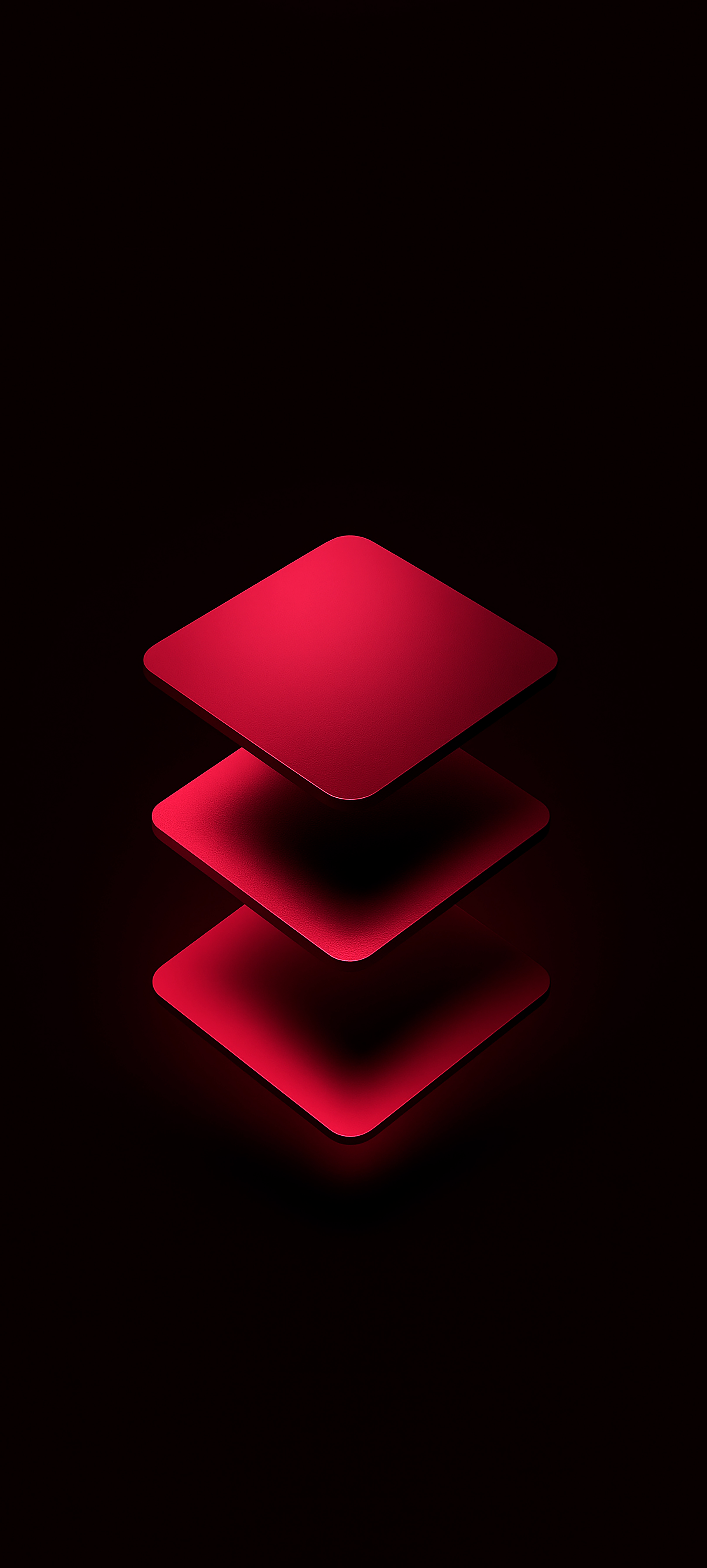 Minimal Red Stacked Squares - minimal wallpaper for Darkify