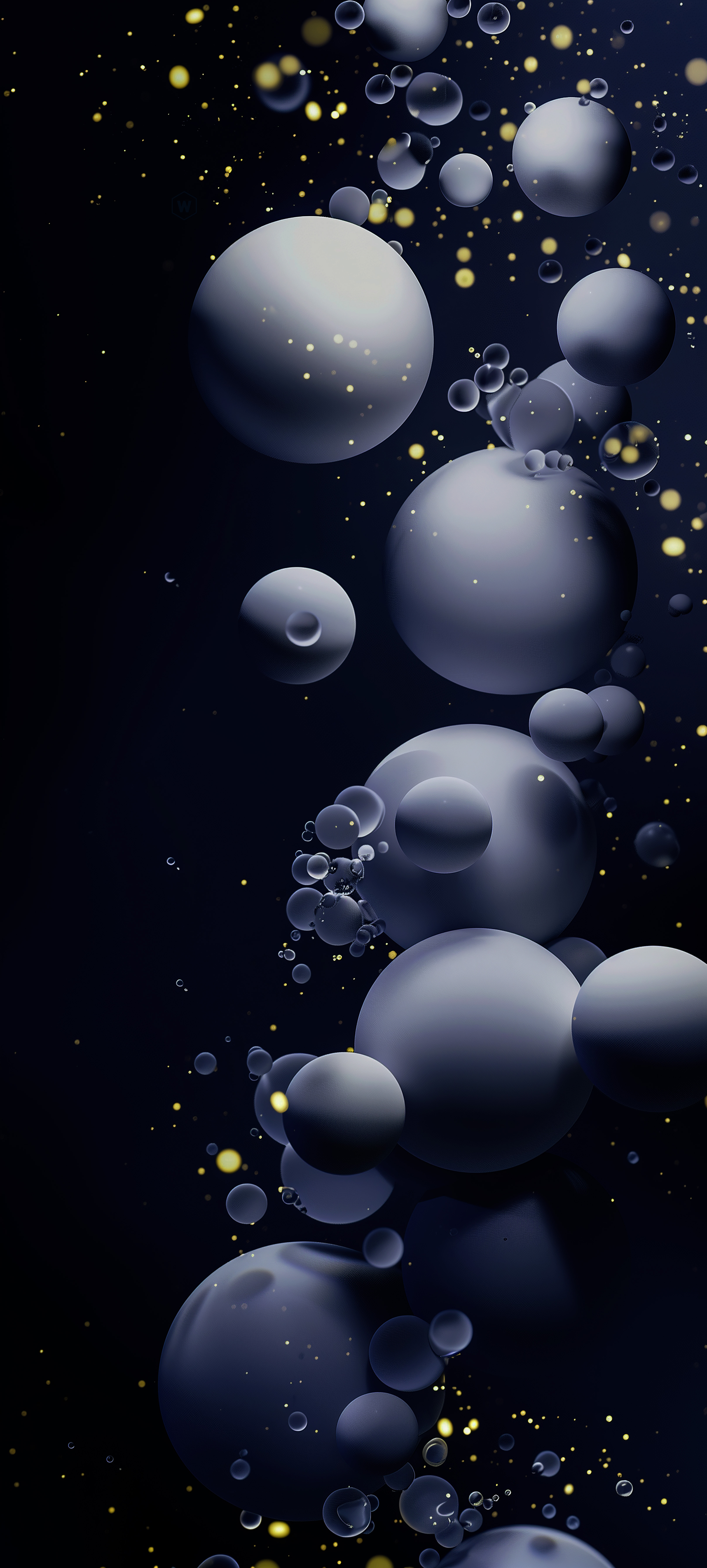 Floating Abstract Spheres - abstract wallpaper for Darkify