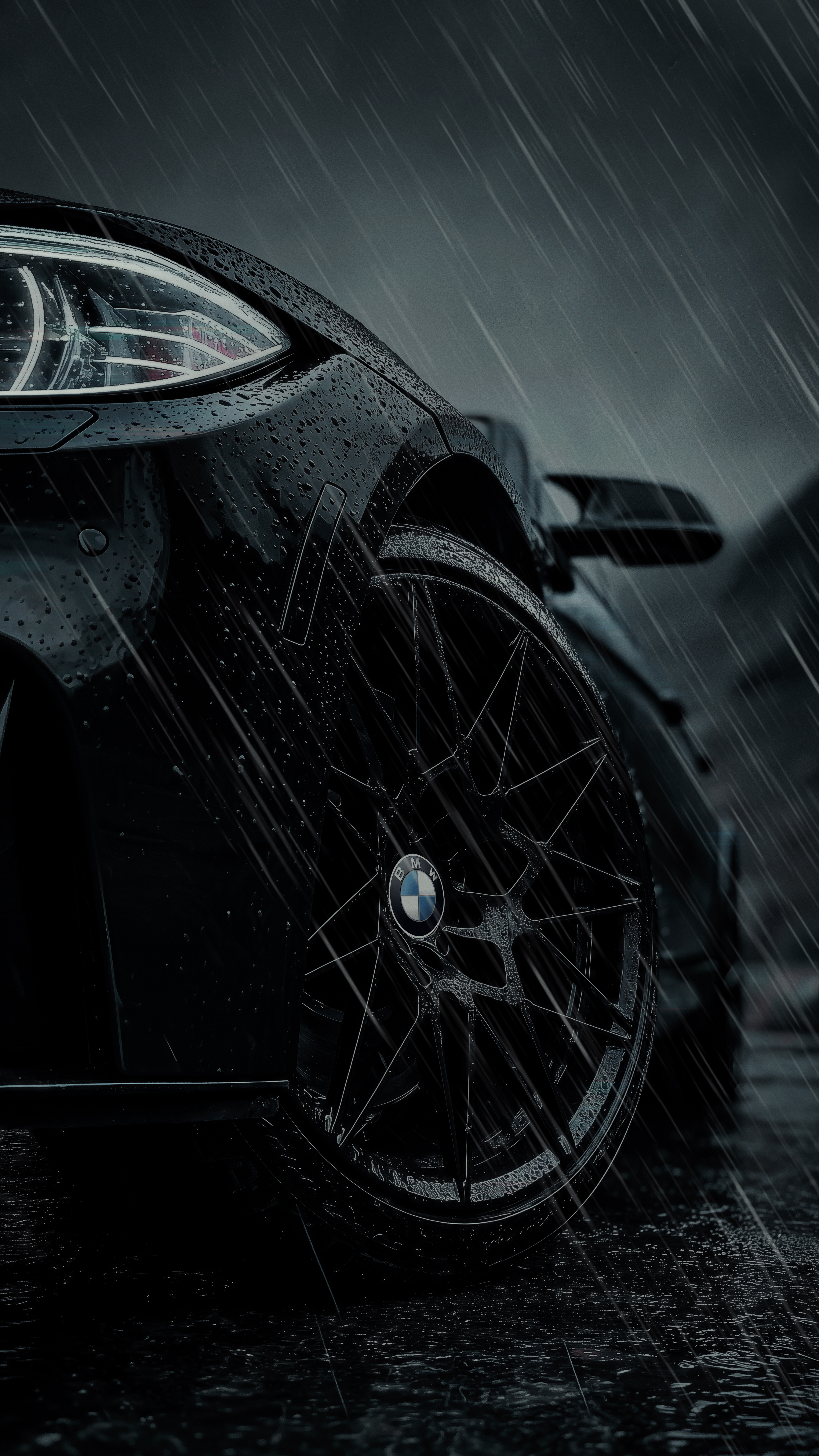 Rainy Black BMW Sport - bmw wallpaper for Darkify