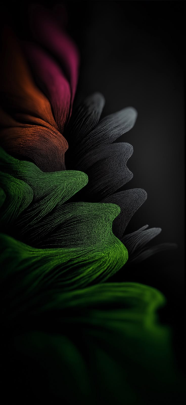Colorful Abstract Flowing Waves - abstract wallpaper for Darkify