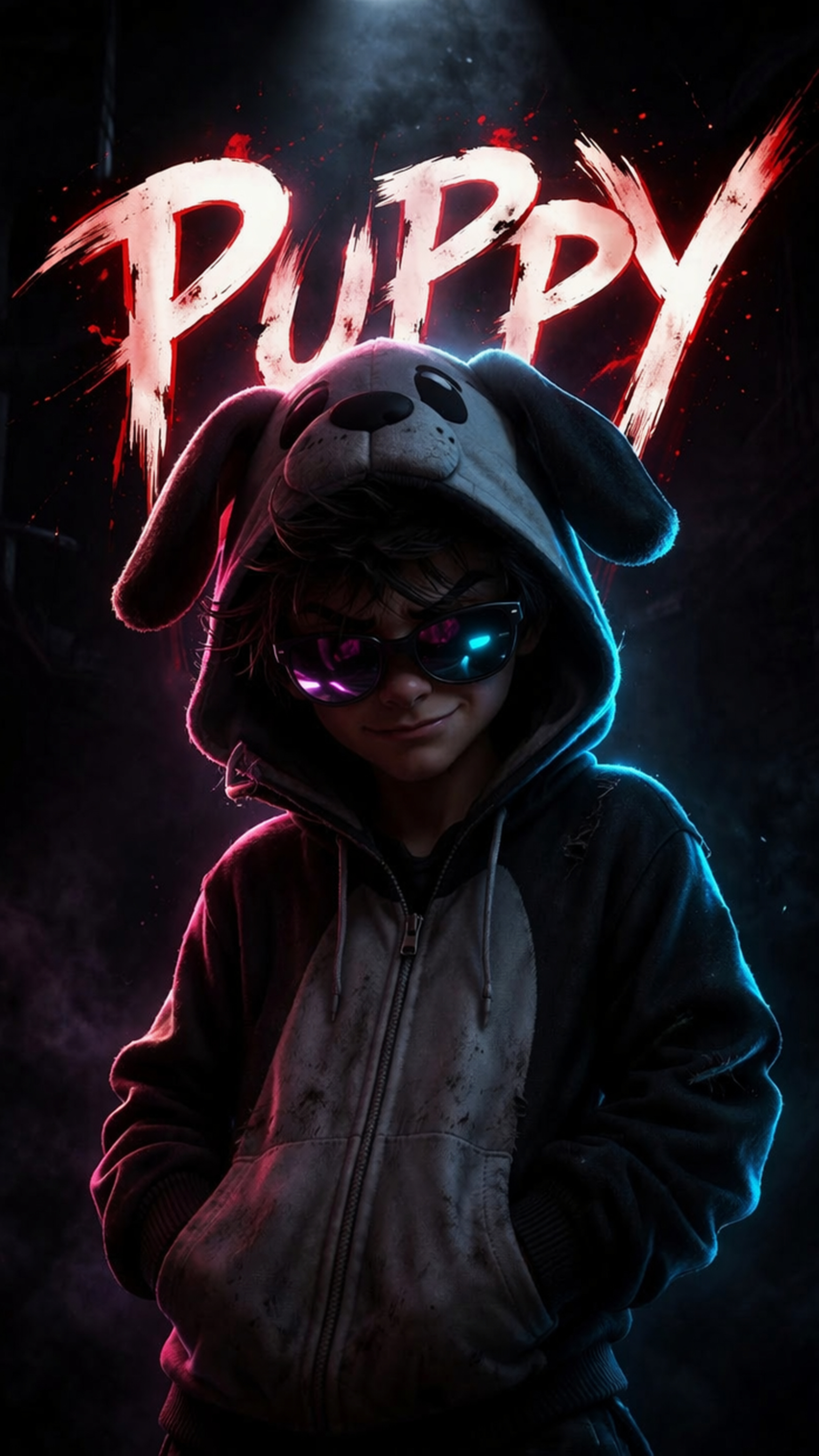 Cool Puppy Hoodie Boy - puppy wallpaper for Darkify