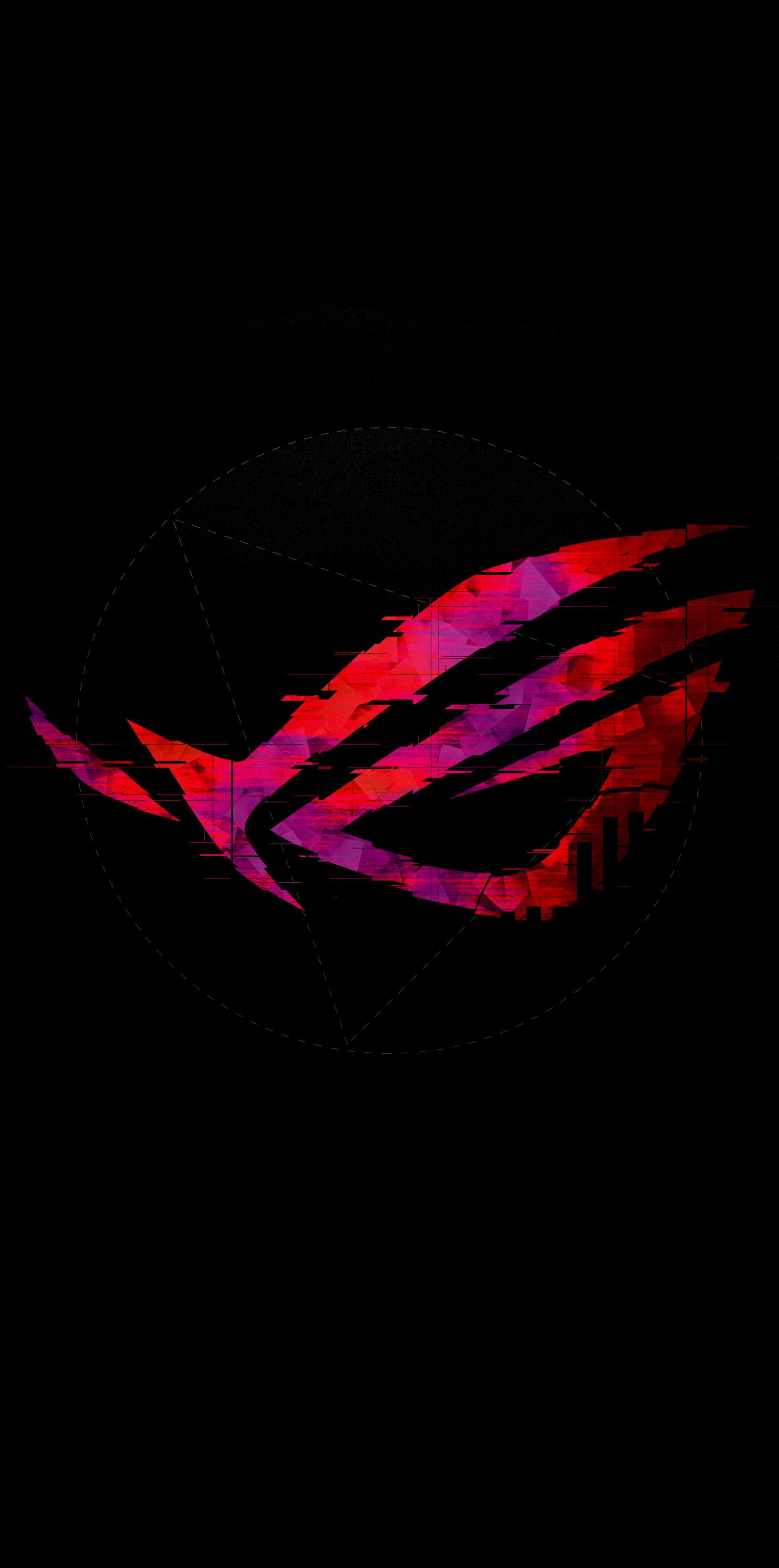 Glitch ASUS ROG Logo - asus wallpaper for Darkify