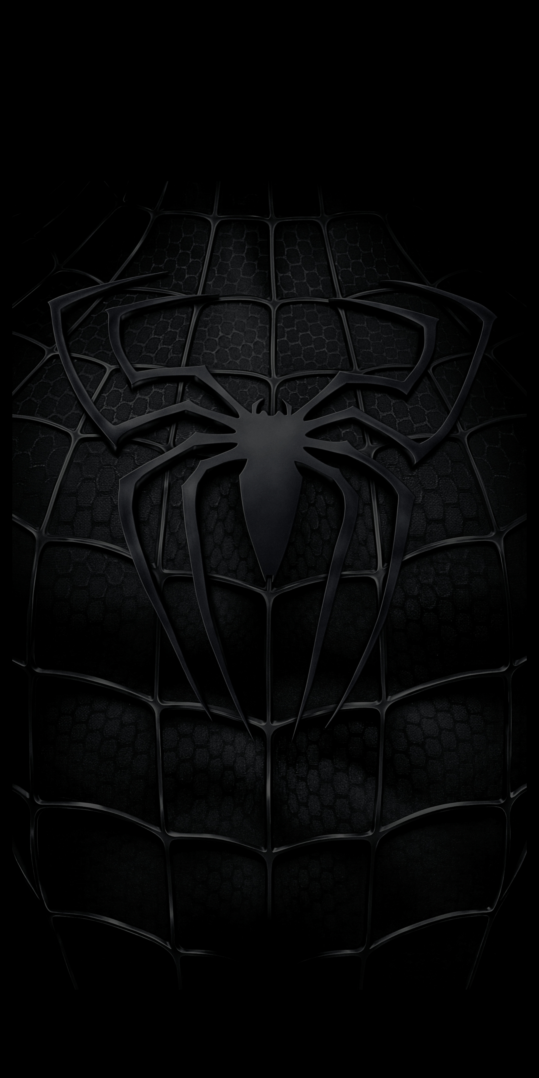 Black Suit Spider-Man Emblem - spider-man wallpaper for Darkify