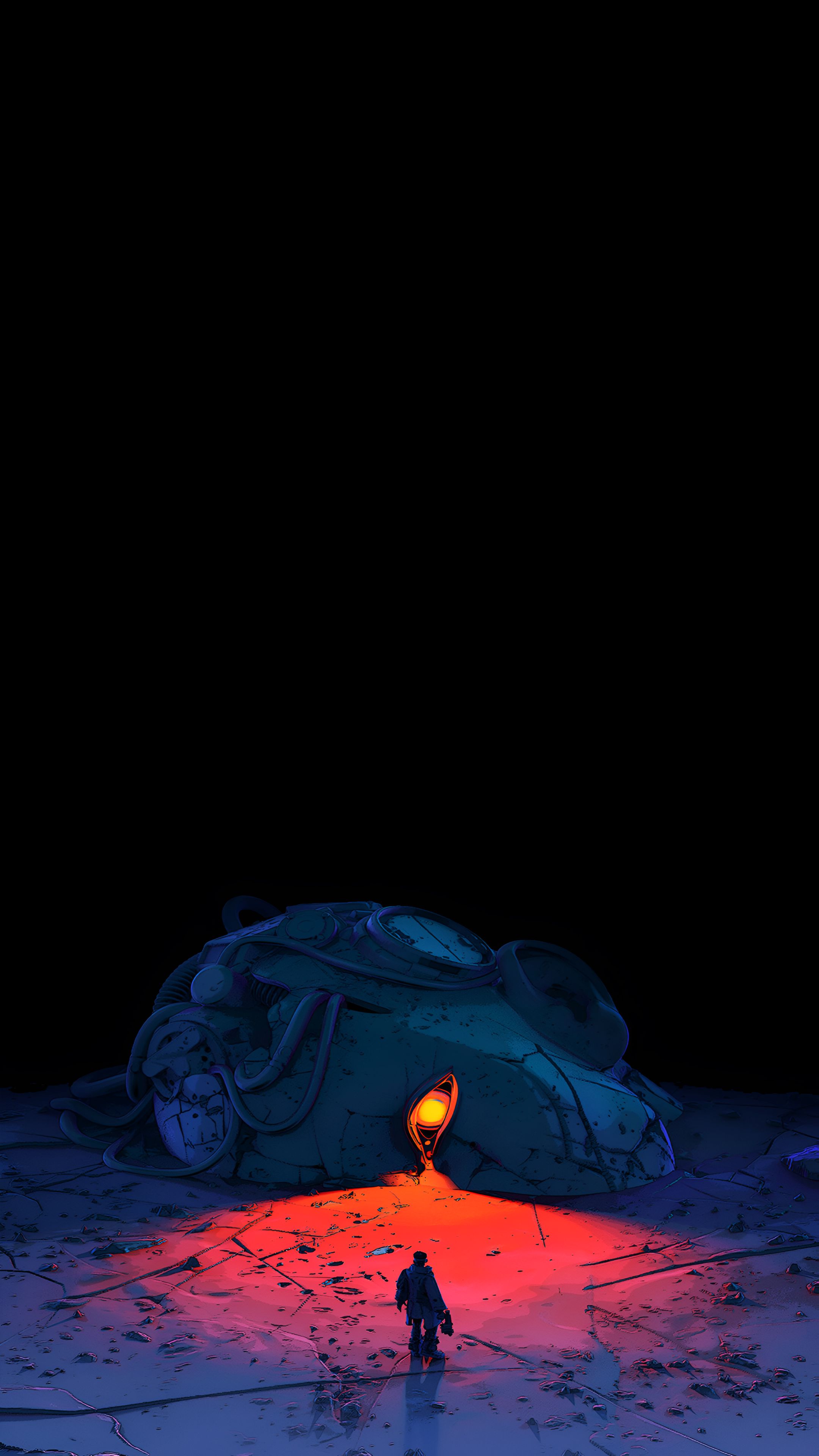 Lone Traveler Alien Discovery - alien wallpaper for Darkify