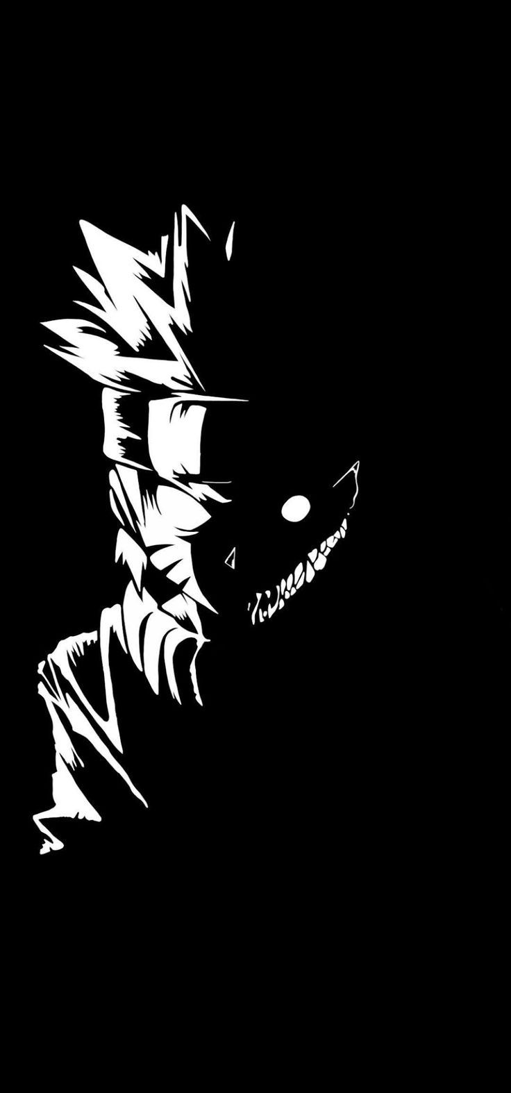 Naruto Silhouette Minimal Art - naruto wallpaper for Darkify