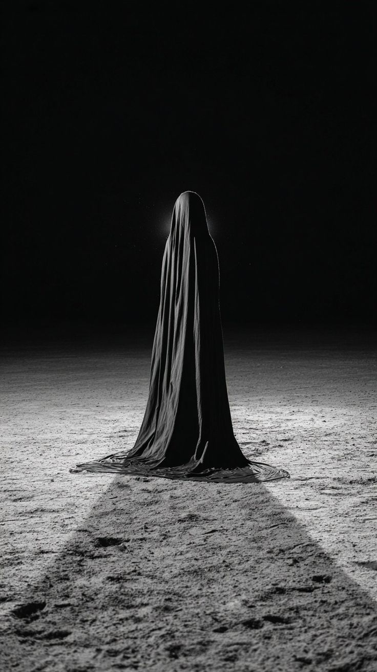 Mysterious Cloaked Figure - dark wallpaper for Darkify