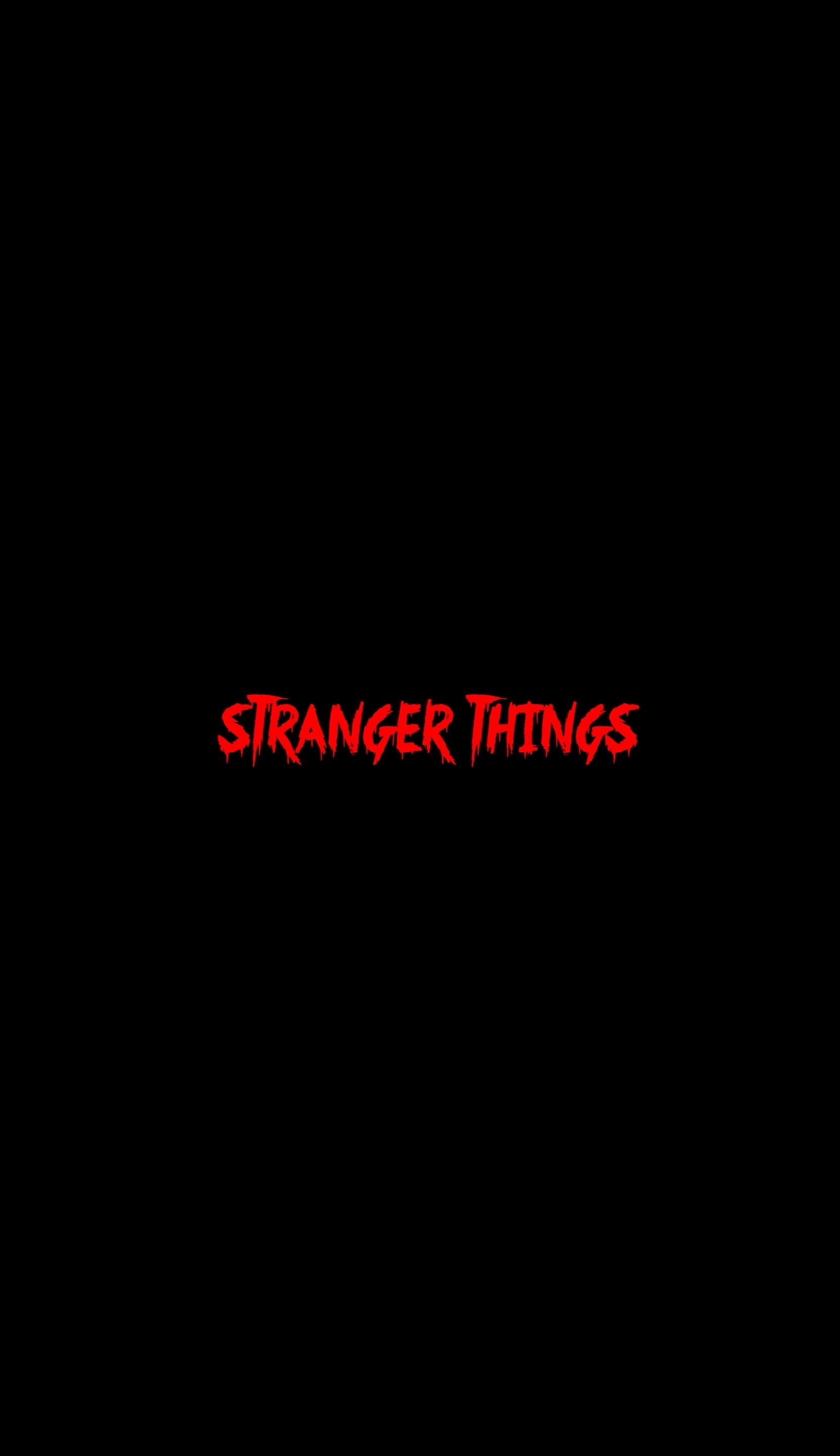 Stranger Things Red Logo - movies wallpaper for Darkify
