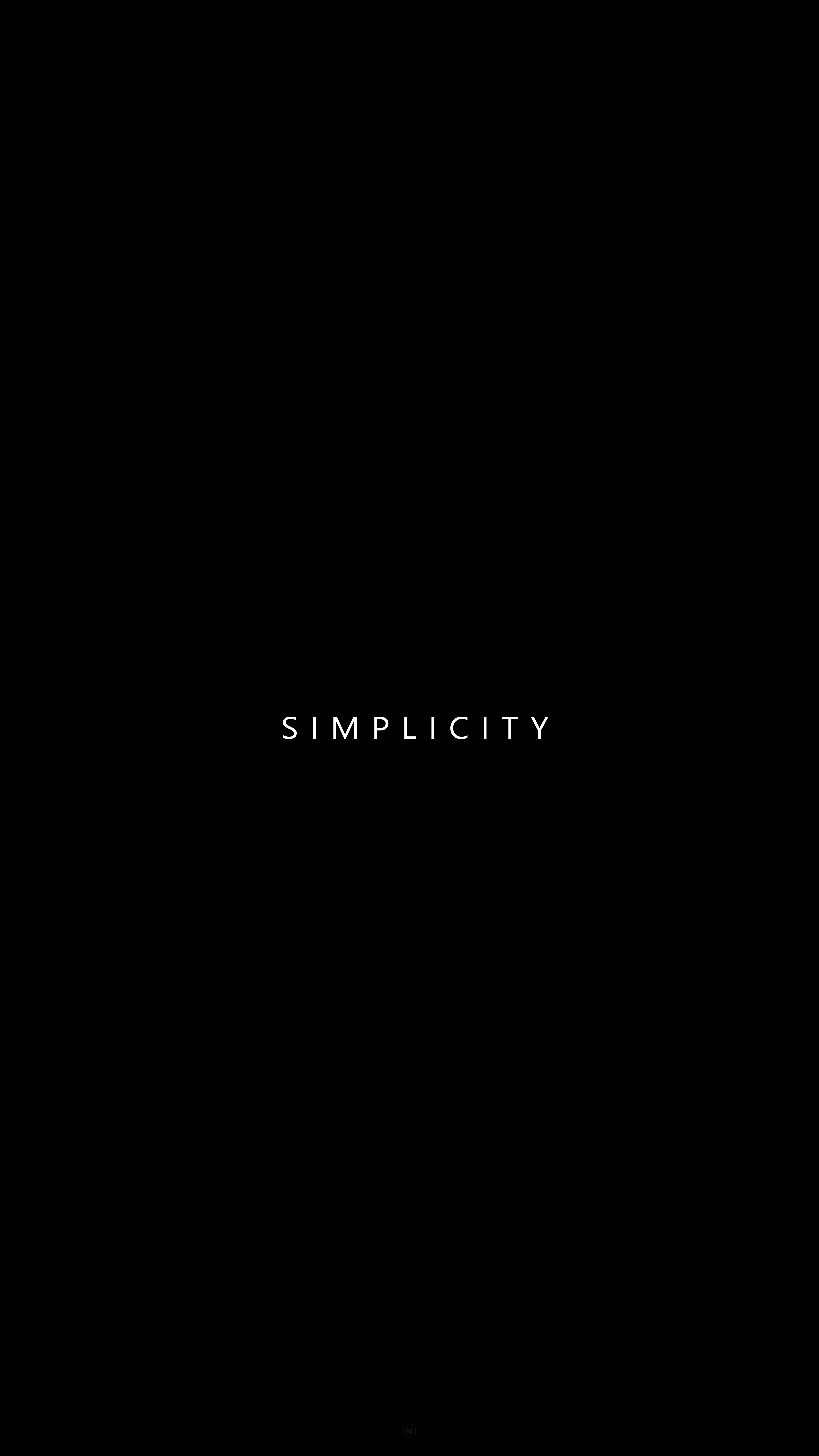 Minimalist Simplicity Quote Wallpaper - minimal wallpaper for Darkify