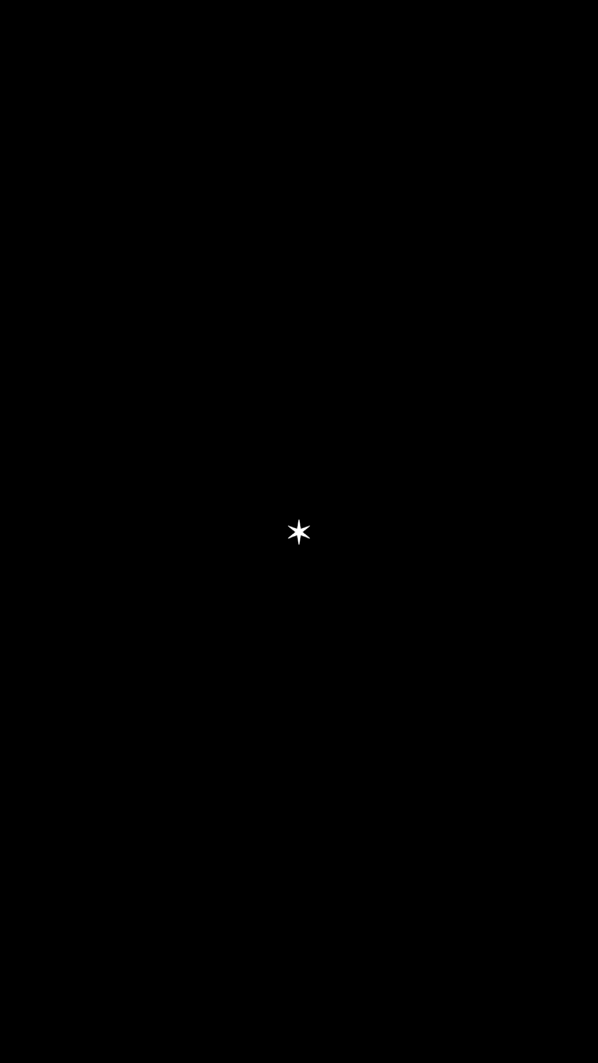 Minimalist White Star - minimal wallpaper for Darkify