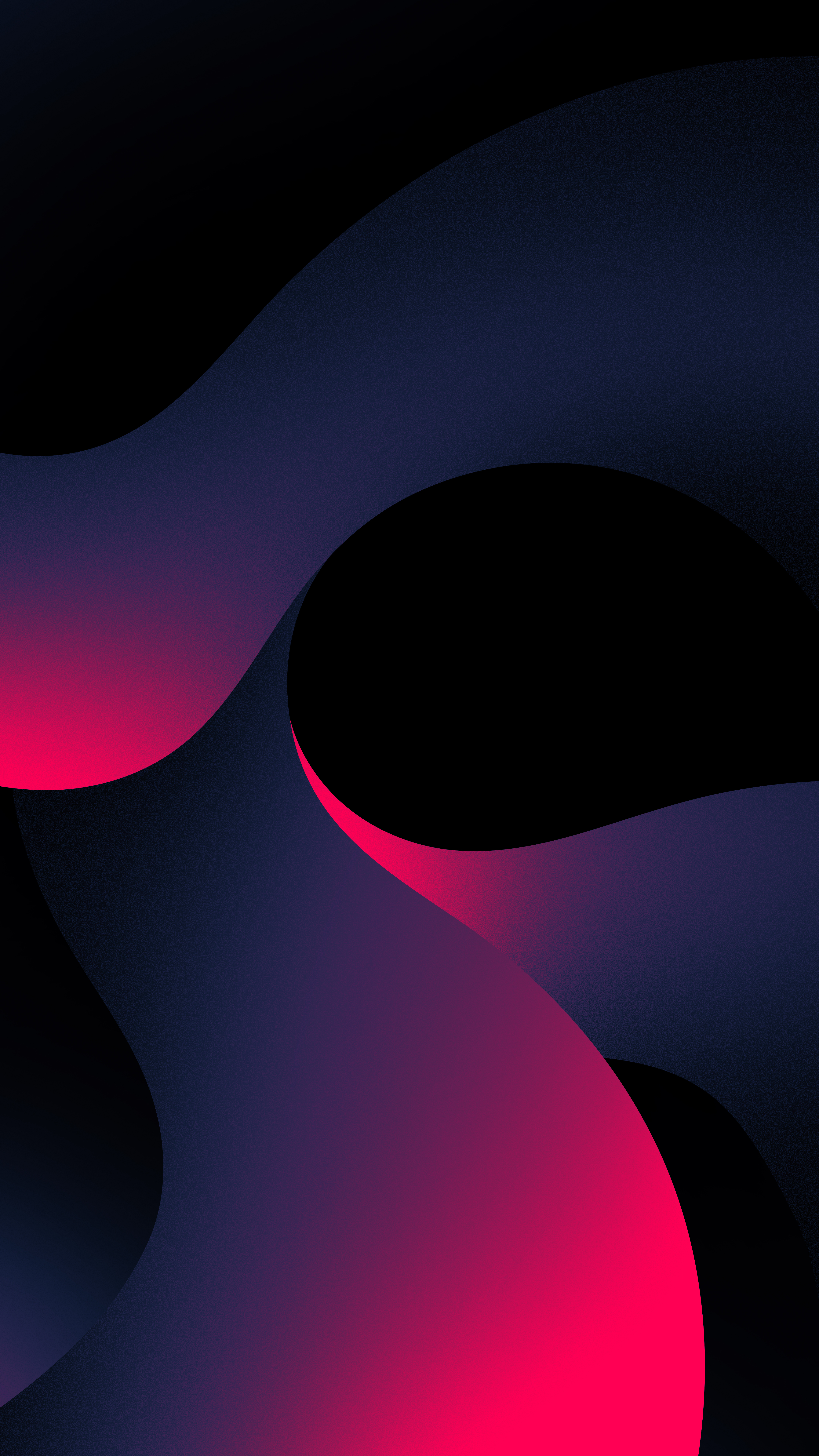 Neon Pink Fluid Waves - abstract wallpaper for Darkify