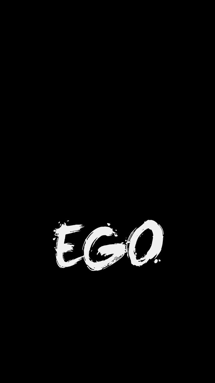 Minimalist Ego Typography Wallpaper - typography wallpaper for Darkify