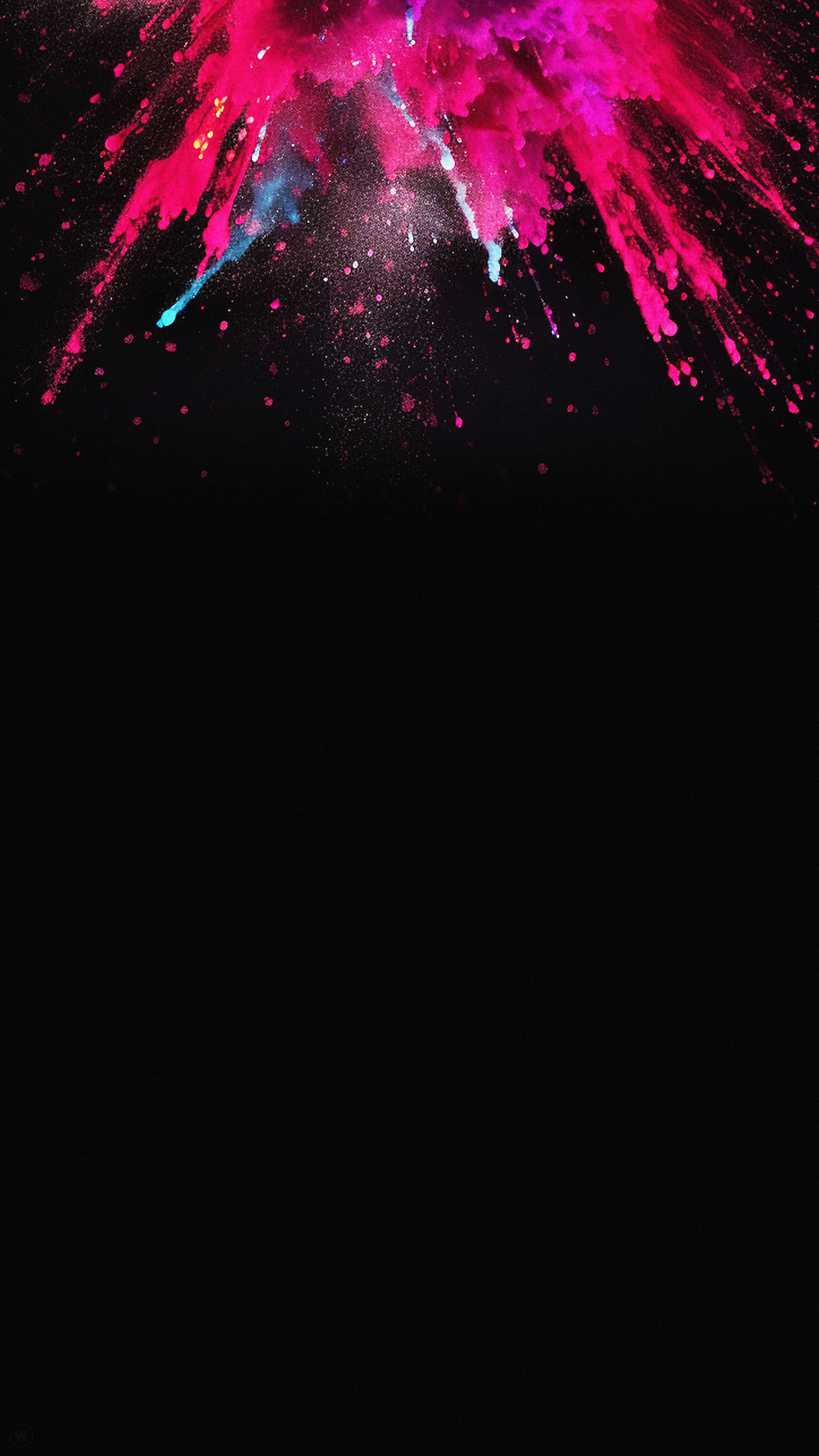 Vibrant Pink Powder Explosion - colorful wallpaper for Darkify