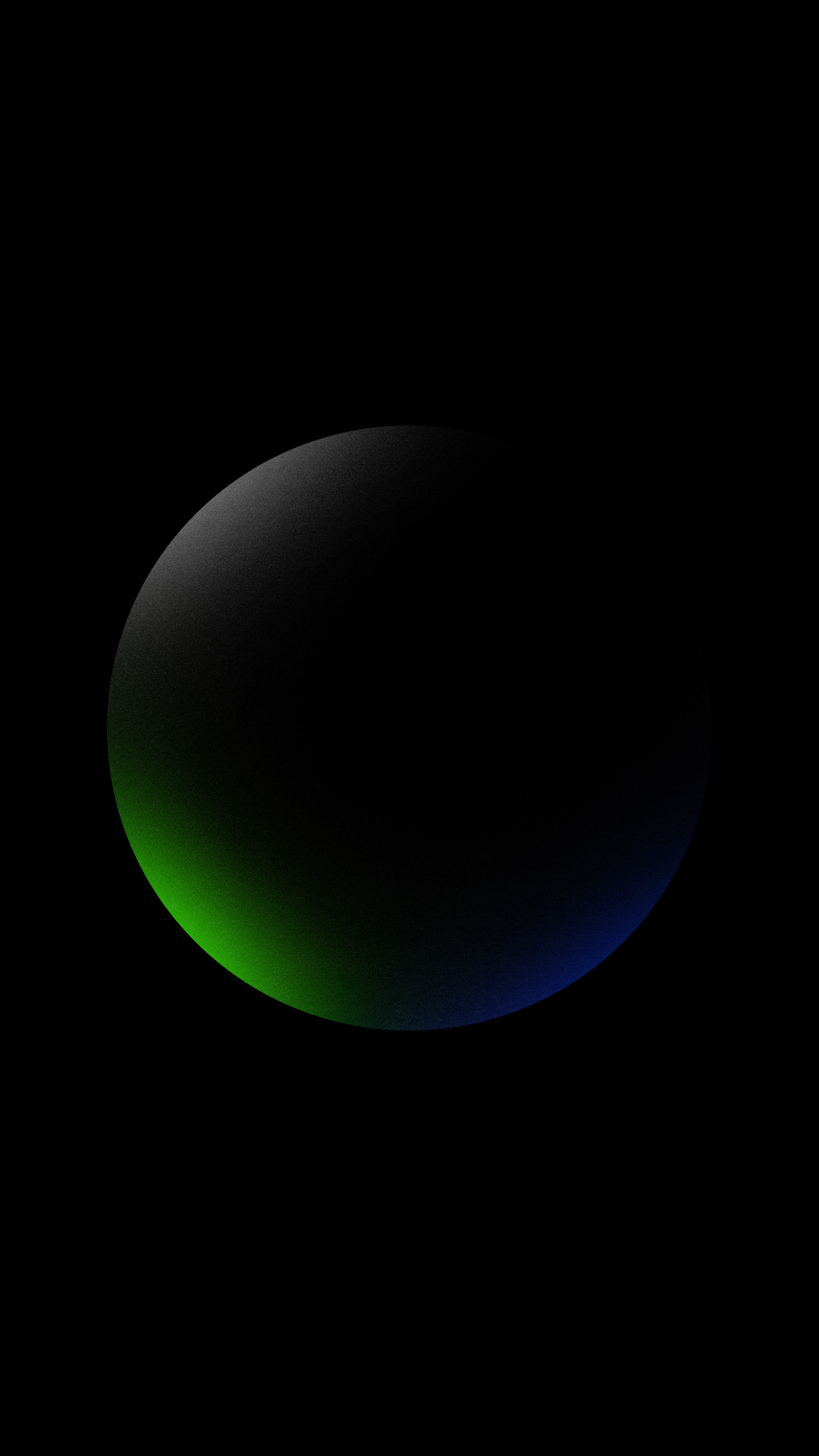 Abstract Gradient Sphere - amoled wallpaper for Darkify