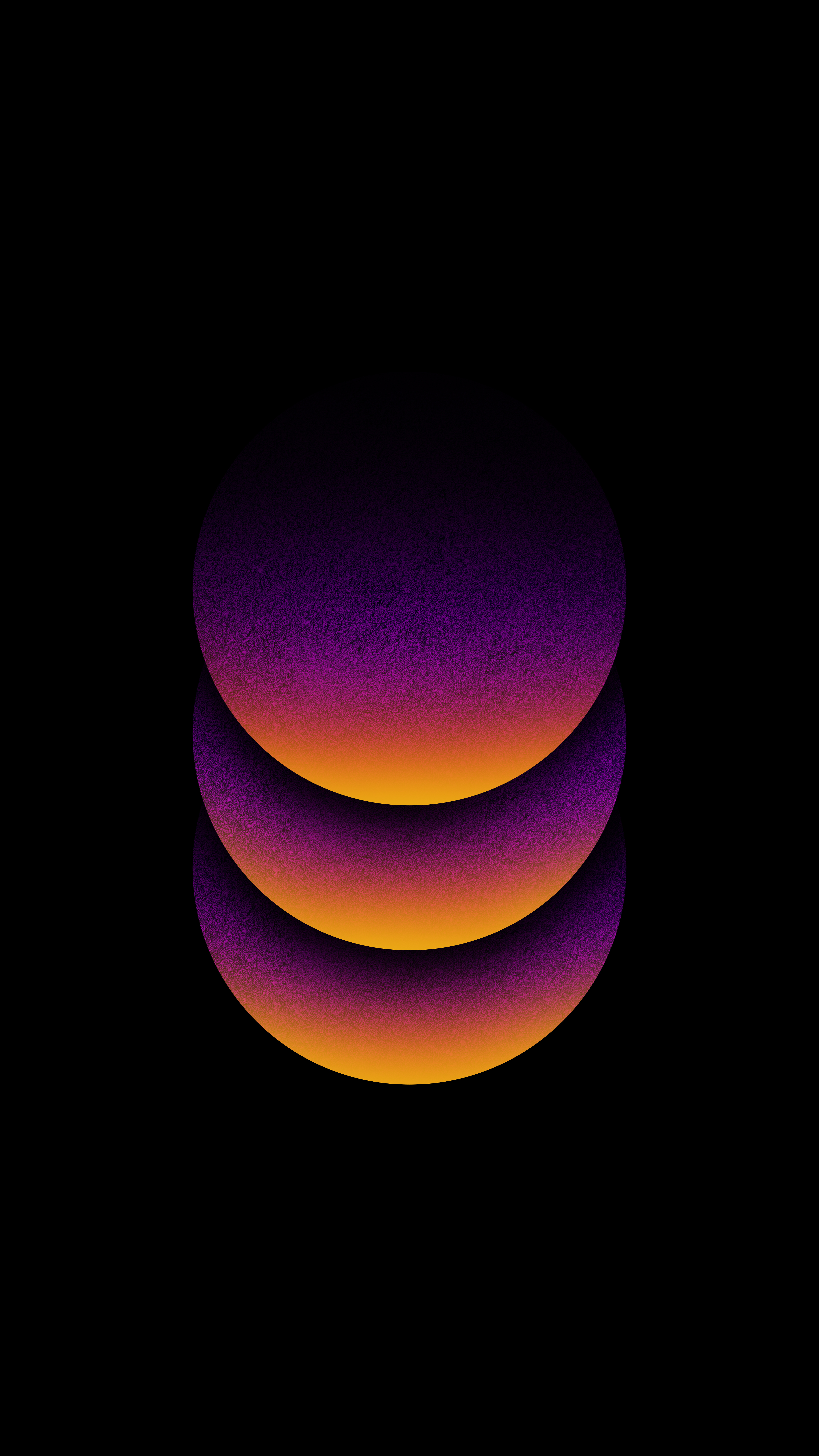 Gradient Orb Stack - amoled wallpaper for Darkify