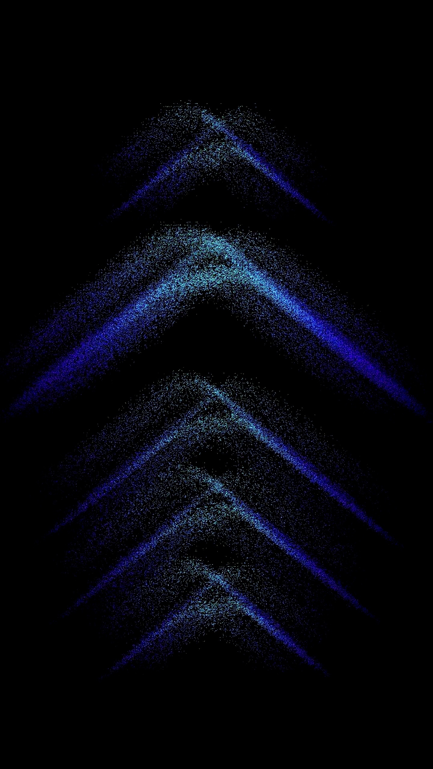 Neon Particle Trails - amoled wallpaper for Darkify