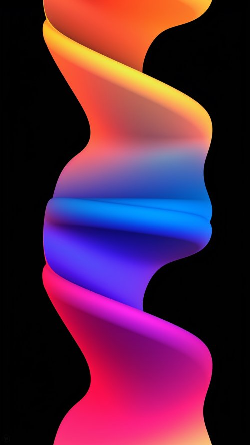 Vibrant Abstract Fluid Wave - Related StockWalls wallpaper