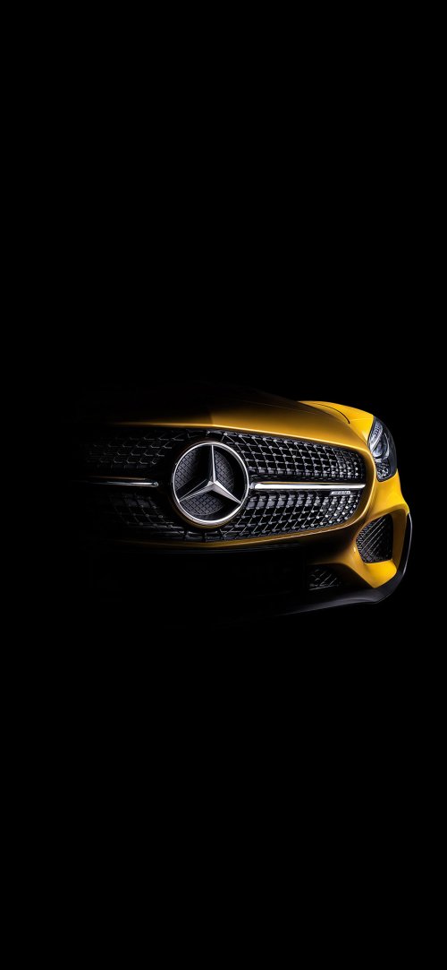 Golden Mercedes AMG Front - Related OpersCraft wallpaper