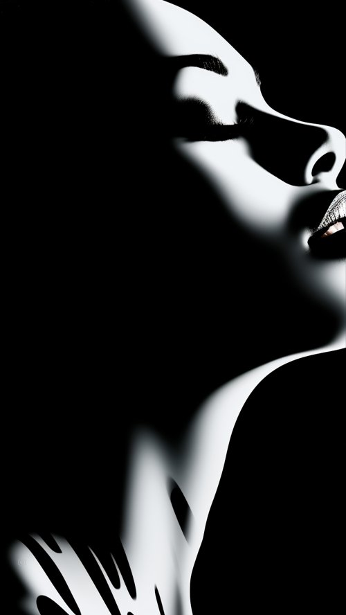 Elegant Monochrome Portrait - portrait Wallpaper