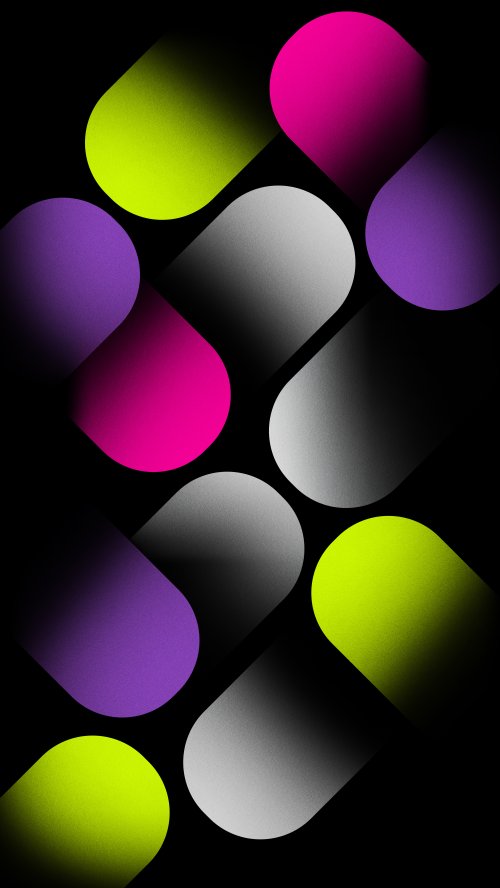 Neon Geometric Abstract Shapes - Related StockWalls wallpaper
