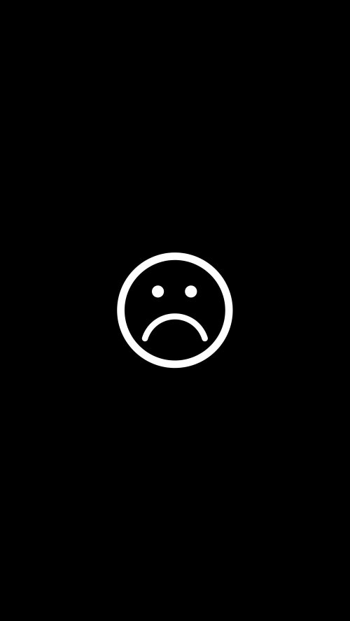 Minimal Sad Emoji Wallpaper - emoji Wallpaper