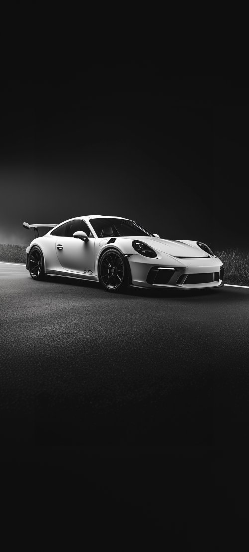 Monochrome Porsche GTS Wallpaper - Related OpersCraft wallpaper