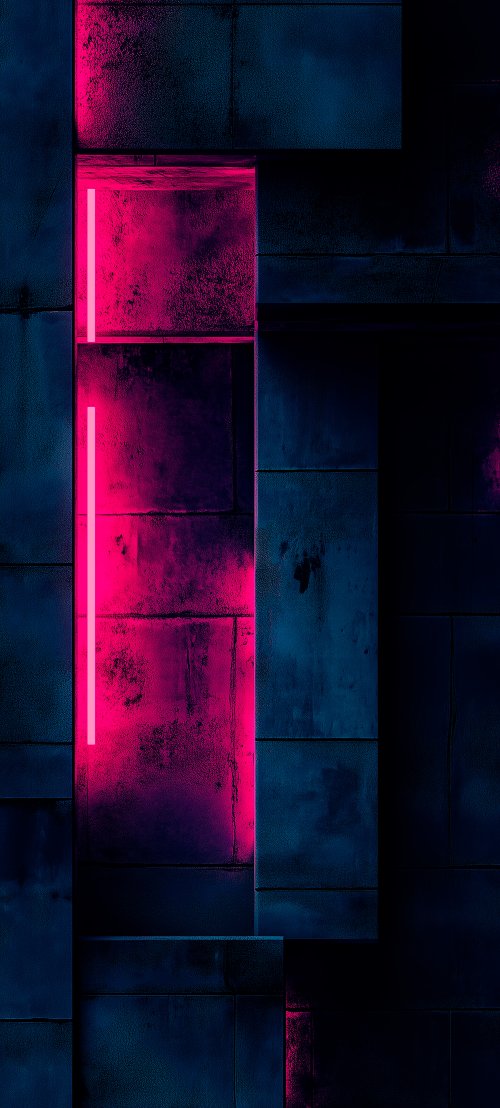 Neon Pink Dark Abstract - Related StockWalls wallpaper