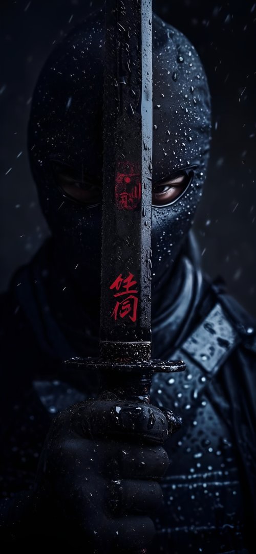 Stealthy Ninja Warrior Portrait - Related OpersCraft wallpaper