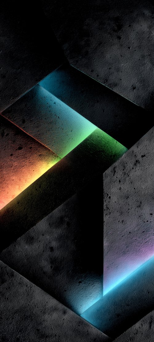 Abstract Neon Geometric Shapes - Related StockWalls wallpaper