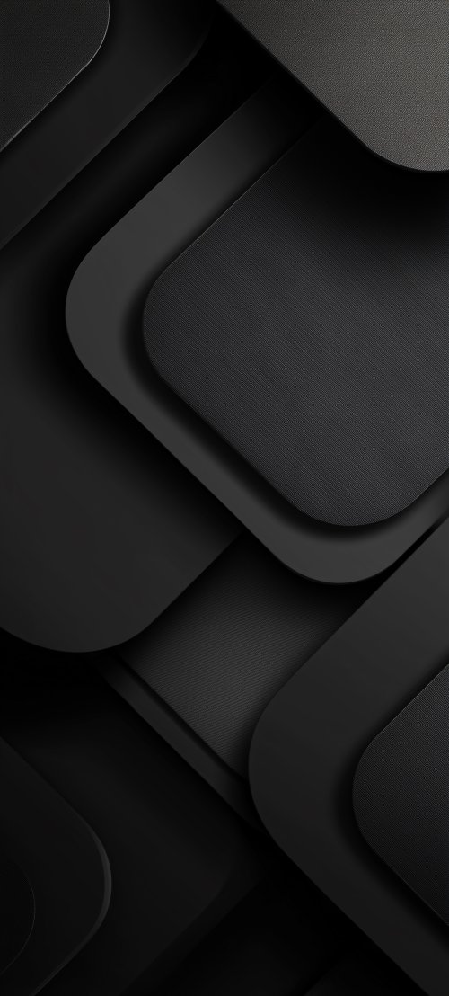 Minimal Black Layered Shapes - Related StockWalls wallpaper