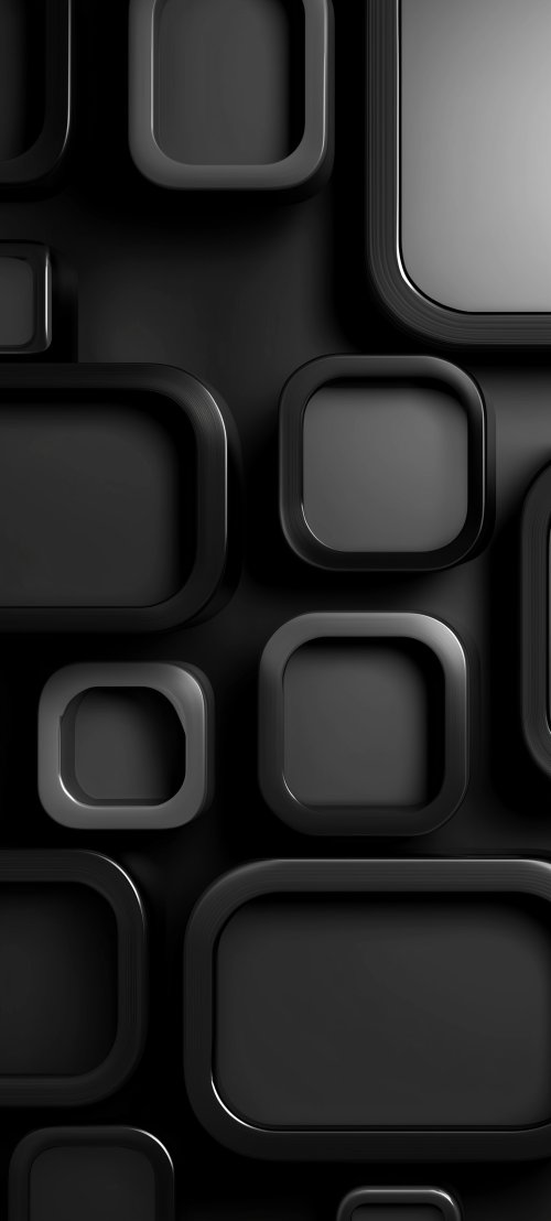 Dark Matte Geometric Shapes - Related StockWalls wallpaper