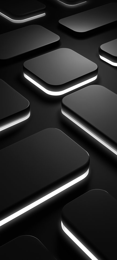 Glowing Minimalist Dark Tiles - Related OpersCraft wallpaper