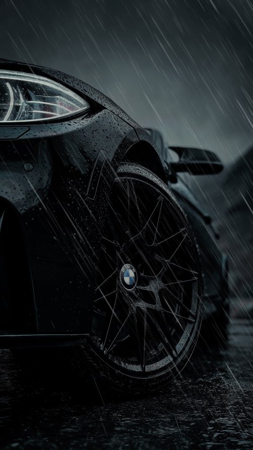 Rainy Black BMW Sport - bmw Wallpaper