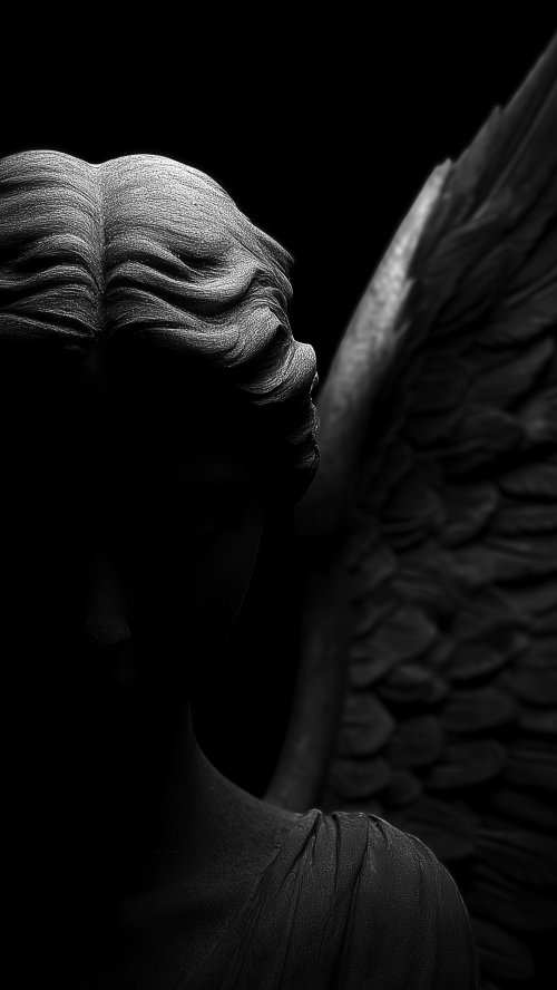 Dark Angel Stone Statue - Related OpersCraft wallpaper