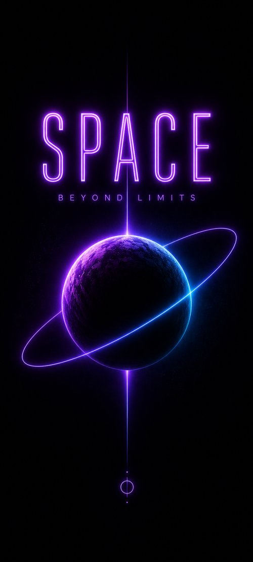Neon Space Planet Wallpaper - Related OpersCraft wallpaper