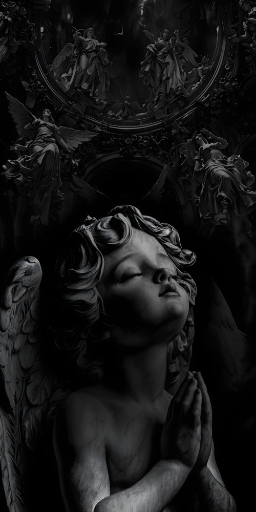 Dark Angelic Prayer Statue - Related OpersCraft wallpaper