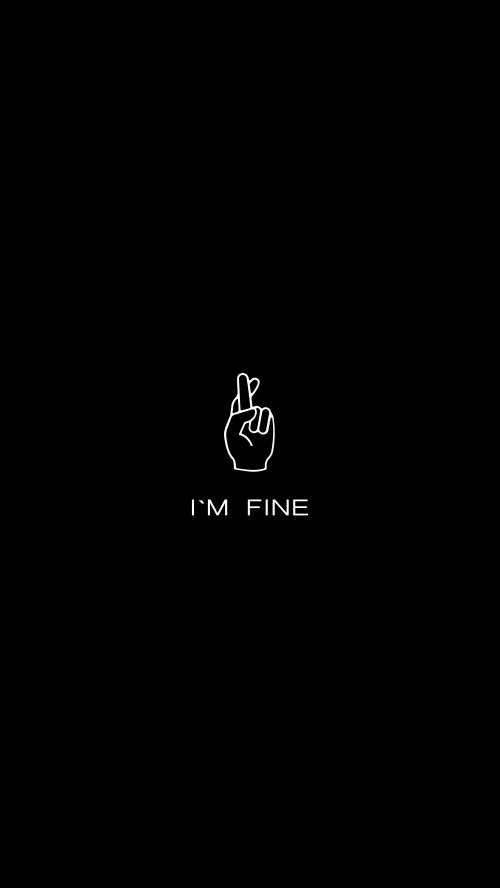 I'm Fine Minimal Wallpaper - Related StockWalls wallpaper