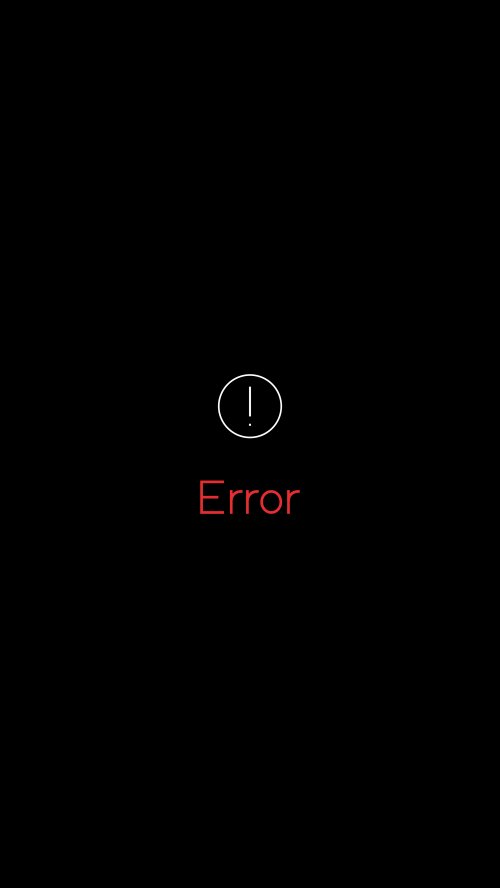 Minimalist Error Screen Wallpaper - Related StockWalls wallpaper