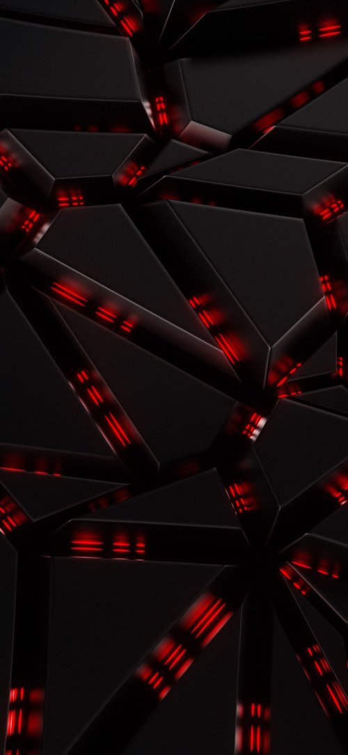 Red Glowing Geometric Abstract - Related OpersCraft wallpaper