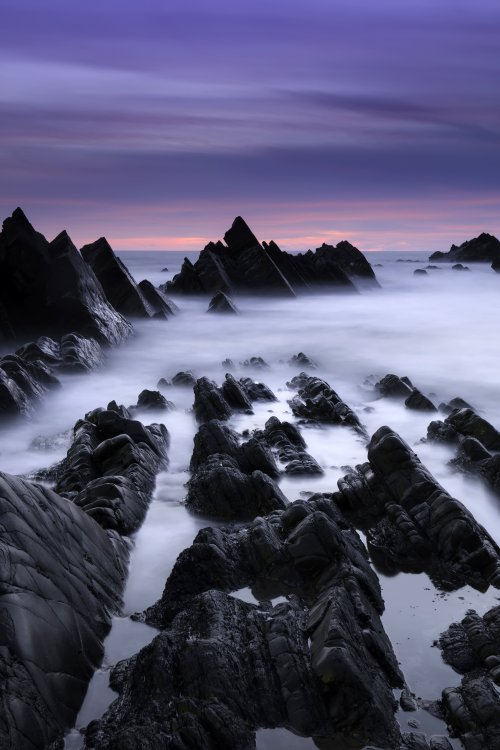 Rocky Coastal Sunset Waves - Related StockWalls wallpaper